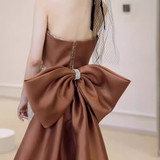 Classic Mermaid Strapless Sequin Prom Dresses Long Prom Dress HZ1022