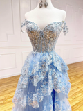 Beautiful Off Shoulder Evening Dress Prom Dress HZ1022