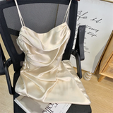 Sexy Mermaid Straps Ivory Satin Prom Dress 21th Birthday Outfits HZ1022