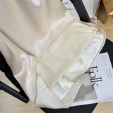 Sexy Mermaid Straps Ivory Satin Prom Dress 21th Birthday Outfits HZ1022
