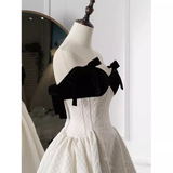 Beautiful Ball Gown Straps White Lace Long Prom Dress HZ1022