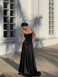 Sexy Mermaid Spaghetti Straps Black Birthday Dress 22th Birthday Outfits HZ1022