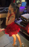 Simple 17th Birthday Dresses Sequin Birthday Outfits HZ1022