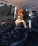 Simple Mermaid Black Girl Sequin Prom Dresses 22th Birthday Outfits HZ1022