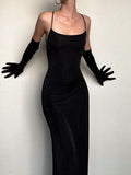 Modest Mermaid Black Halter Prom Dresses 22th Birthday Outfit HZ1022