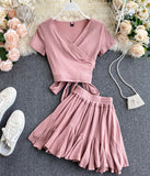 Two pieces dress summer dress HZ1022