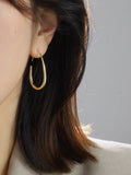 Water drop gold earrings French style chic temperament earrings new earrings women HZ1022