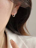 New sterling silver peas temperament ear buckle earrings earrings hypoallergenic earrings simple small earrings HZ1022