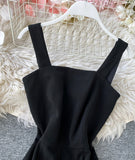 Chic sleeveless jumpsuit wide leg jumpsuit HZ1022