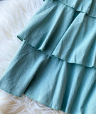 A line v neck backless dress women's dress HZ1022