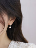 Daily Versatile Pearl Earrings Female Earrings Earrings Small and Delicate Ladies Earrings Silver Pins HZ1022