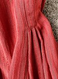 Simple A line backless dress fashion girl dress HZ1022