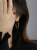 Water drop gold earrings French style chic temperament earrings new earrings women HZ1022