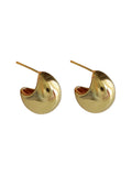 Gold and silver peas earrings silver commuter earrings earrings female simple atmosphere everyday versatile small HZ1022