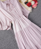 Cute A line dress short sleeve dress summer dress HZ1022