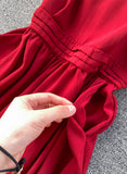 Simple A line sleeveless summer dress fashion dress HZ1022