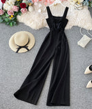 Chic sleeveless jumpsuit wide leg jumpsuit HZ1022