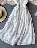 Cute loose white embroidery dress HZ1022