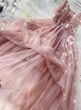 A line tulle sequins dress summer dress HZ1022