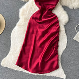 Simple Satin Dresses, Fashion Dresses HZ1022