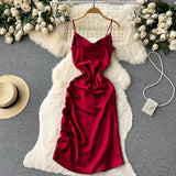 Simple Satin Dresses, Fashion Dresses HZ1022