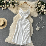 Simple Satin Dresses, Fashion Dresses HZ1022
