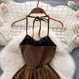 Cute Lace-up Short Dress, A-line Fashion Dress HZ1022