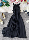 Red A line sleeveless summer dress fashion dress HZ1022