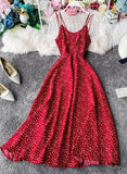 Cute A line polka dot dress summer dress HZ1022