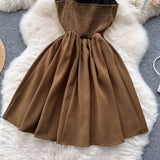 Cute Lace-up Short Dress, A-line Fashion Dress HZ1022
