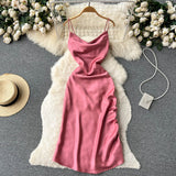 Simple Satin Dresses, Fashion Dresses HZ1022