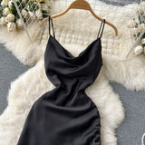Simple Satin Dresses, Fashion Dresses HZ1022