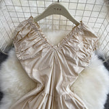 Cute V-neck Dress, Fashion Dress HZ1022