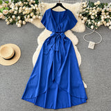Cute V-neck Dress, A-line Fashion Dress HZ1022