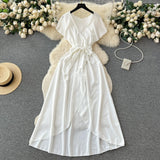 Cute V-neck Dress, A-line Fashion Dress HZ1022