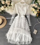 Stylish A Line Long Sleeve Dress HZ1022
