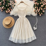 Cute Lace Short Dress Fashion Dress HZ1022