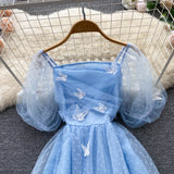 Cute Tulle Lace Short Dress Fashion Girl Dress HZ1022