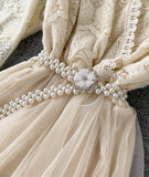 Cute Lace Long Dress Fashion Dress HZ1022