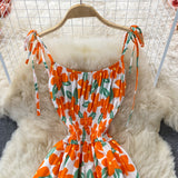 Cute A Line Floral Dress Fashion Dress HZ1022