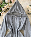 Cute Hoodie Casual Dress HZ1022