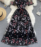 Black A Line Lace Short Dress Fashion Dress HZ1022