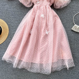 Cute Tulle Lace Short Dress Fashion Girl Dress HZ1022