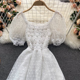 Cute Lace Short Dress Fashion Dress HZ1022