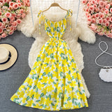 Cute A Line Floral Dress Fashion Dress HZ1022