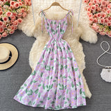 Cute A Line Floral Dress Fashion Dress HZ1022