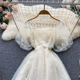 Cute Tulle Lace Short Dress Fashion Girl Dress HZ1022
