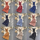 Cute Regular Polka Dot Dress Two Pieces Dress HZ1022