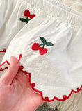 Cute A line cherry dress fashion girl dress HZ1022